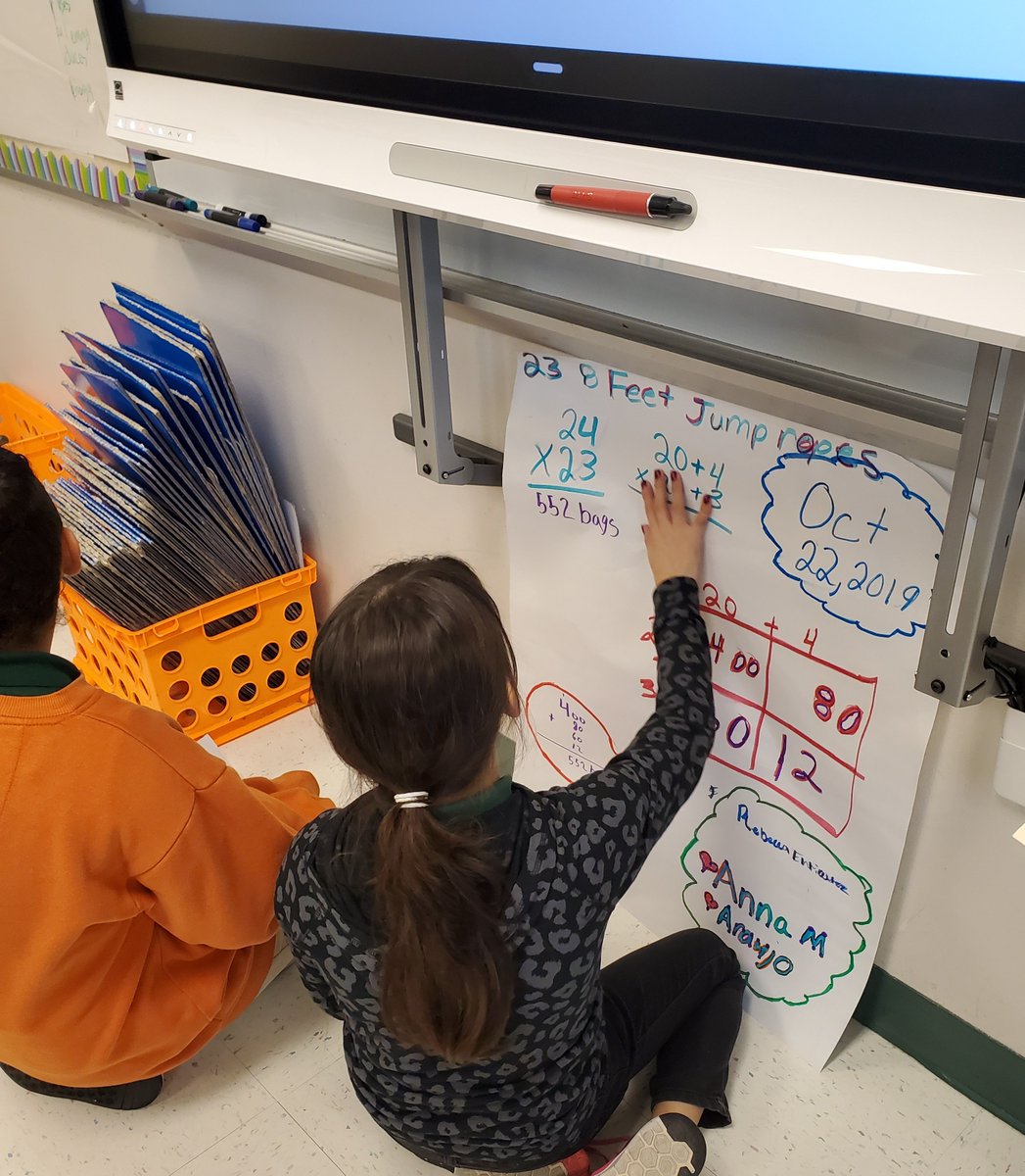 halo2teacher's tweet photo. Many thanks to Mr. Martinez and his awesome 5th grade class @SarahKingSAISD for letting me share a mathematical modeling task from the M2C3 work of @JuliaAguirre23, @AmyRothMcDuffie, Erin Turner, and Mary Q. Foote last week while my prospective #UTSABlockB901 teachers observed. https://t.co/ifYLeWYFJj