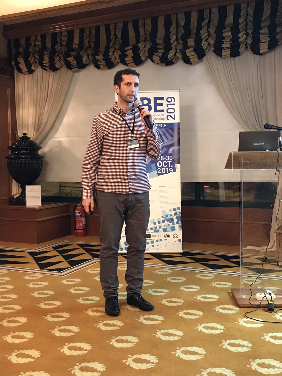 Tech4Cancer's tweet image. Our Chair Haridimos Kondylakis presenting the @BounceProjectEU on @BIBE2019 Tech4Cancer session