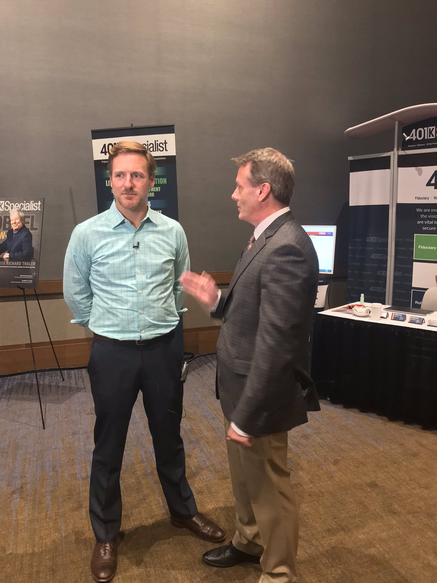 401kspecmag's tweet image. Can anyone guess what these two chatted about? @401keditor #Excel401k