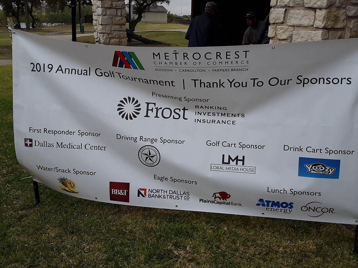 MetrocrestAreaC's tweet photo. We are ready to hit em straight at the 2019 Annual #GolfTournament @IndianCreek_gc. Thanks to Presenting Sponsor @FrostBank &amp; all other sponsors, players &amp; volunteers for their support! #MetrocrestCofC #BuildingBusiness #BreakingBoundaries #golf #DontWorry #TeeHappy https://t.co/e2myTt5Xvi