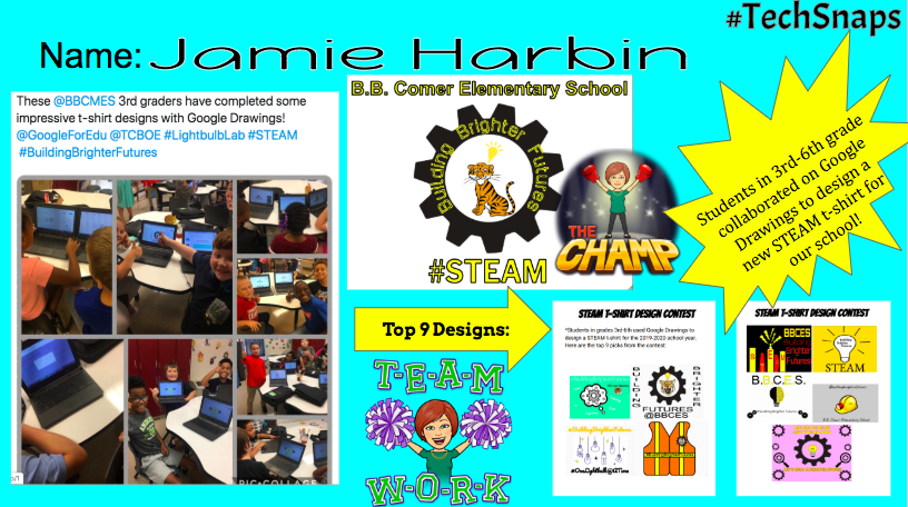 jsharbin1's tweet image. #TechSnaps @AMSTI_UM @aturtlefan1T @DrNicNalu @BBCMES @blairr728 @ShakeUpLearning #ShakeUpLearningBookStudy #dynamiclearning
