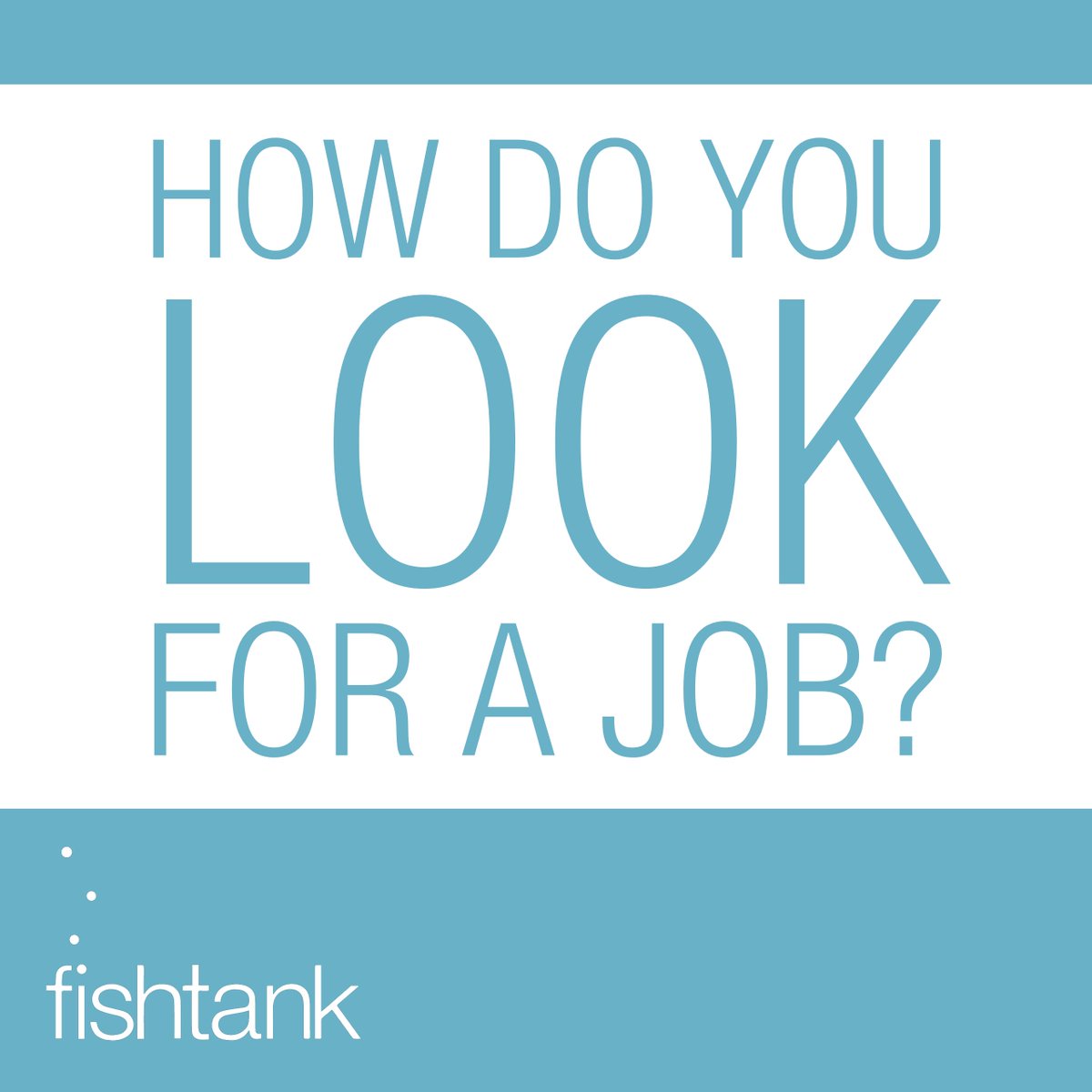 fishtankteam's tweet photo. The way people are looking for jobs has totally changed over the past few decades. It's no longer enough to stick your job advert in a newspaper and wait. So I'm interested to know, where do you tend to look for jobs? Social media? Google? Job boards? Linkedin? WOM? https://t.co/un86HB6VGI
