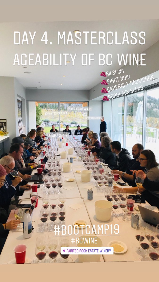 WineGrowersBC's tweet photo. Proprietor John Skinner @PaintedRockWine walks us through the story of his familyโs winery. His expectations for #BCVintage19 in #SkahaBench are large and heโs confident the best is yet to come! #BCWine #Bootcamp19 @PaintedRockJohn https://t.co/TTC8pldDyV