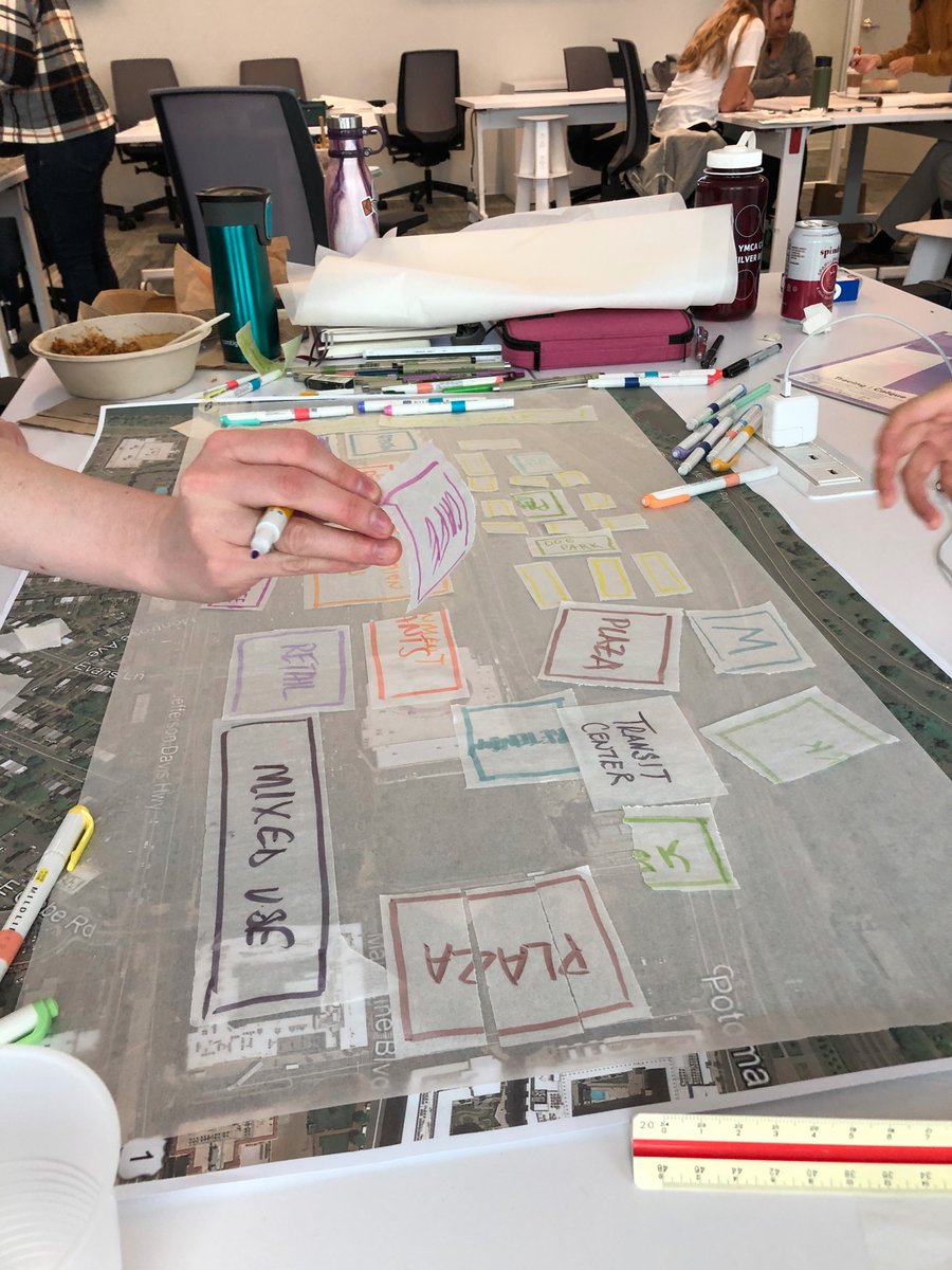 VTMURP's tweet photo. @VTMURP students hard at work during their urban design and master planning module…taking a close look at Virginia Tech’s Innovation Campus in Alexandria’s Potomac Yard @VTSPIA @UAPVirginiaTech @VTSPIADirector  @VTCAUS @JasonBeske https://t.co/q1MzbCTD9J