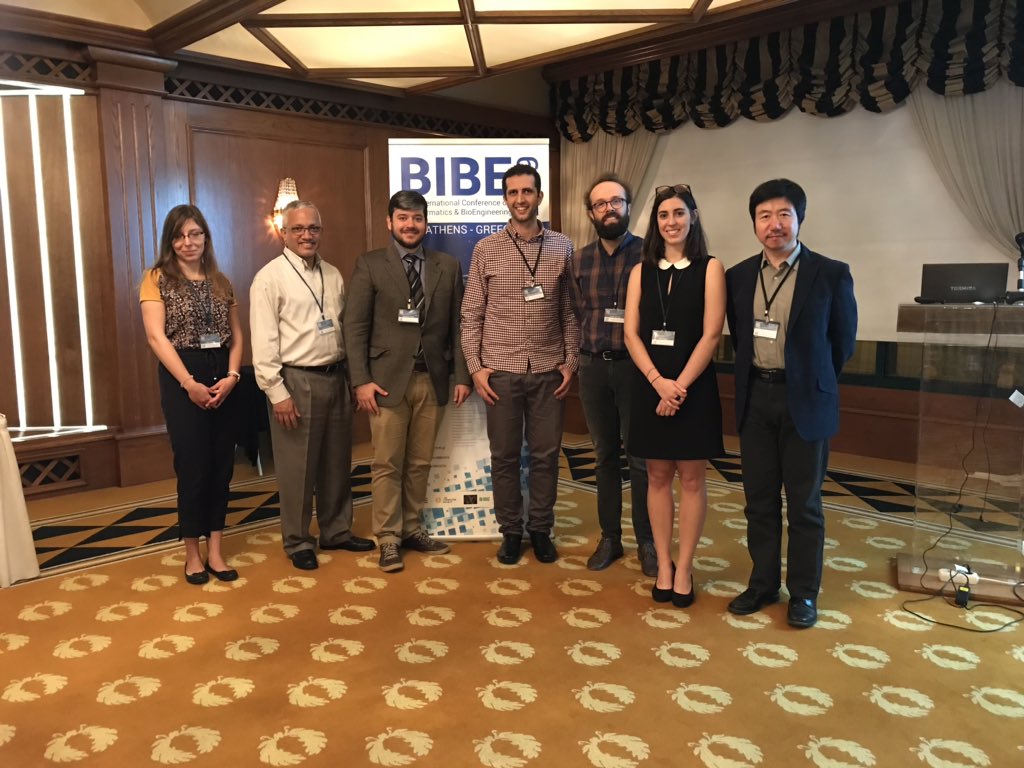 Tech4Cancer's tweet image. Great people from @CATCH_ITN @desiree_project @BounceProjectEU and @H2020MyPal on @BIBE2019 Tech4Cancer Session!
