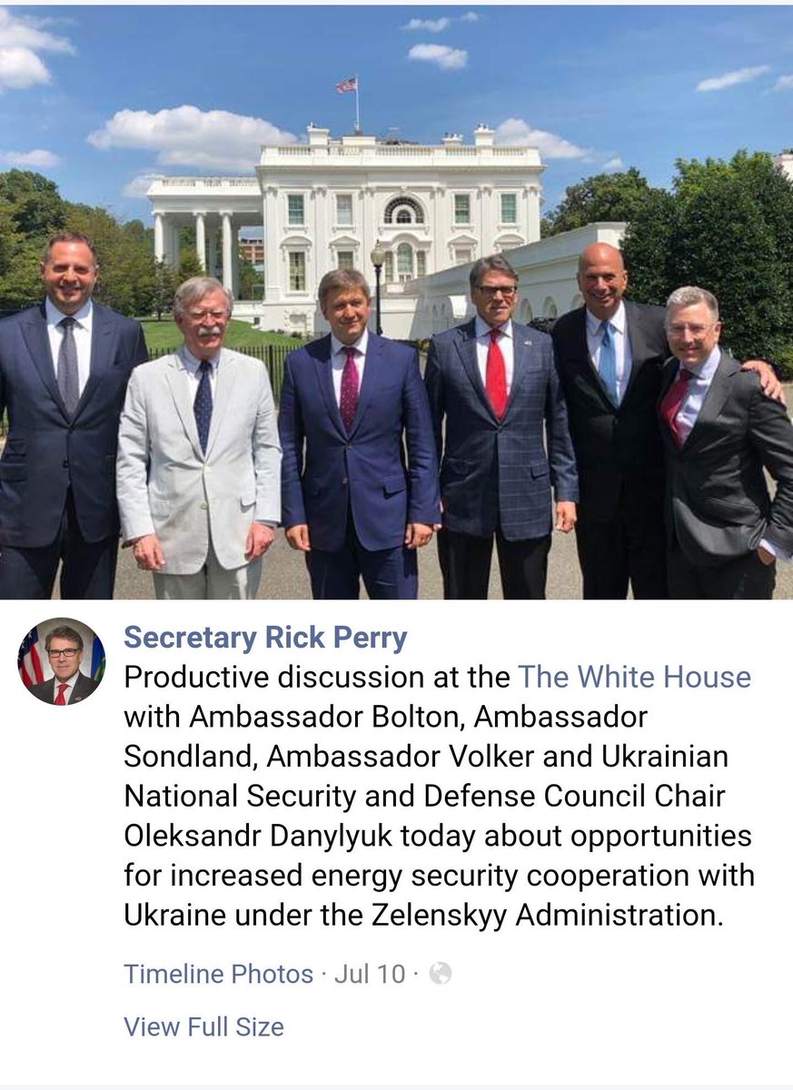 37/ THE WILD, WILD EAST: How does former Texas Gov.-Energy Sec. Rick Perry fit into the Ukrainian investigation puzzle? Perry and Giuliani are two of the “Three Amigos”, taking care of Trump’s Ukraine business this summer along with AMBO Sondland.To be continued.-HSC & TG