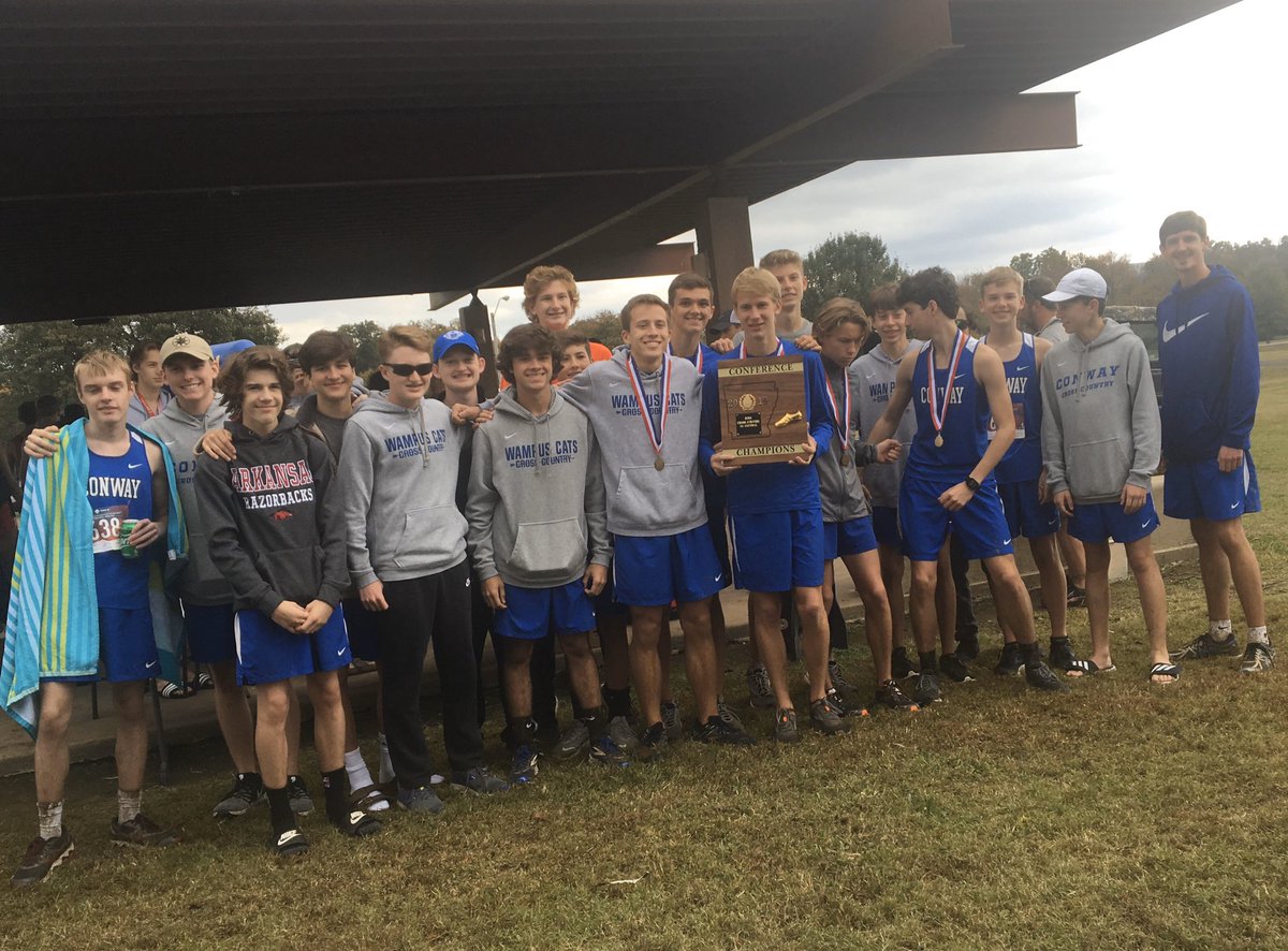 Congratulations to Conway Boys CC...
Conference Champions <a href="/ConwayAthletics/">Conway Wampus Cats</a>