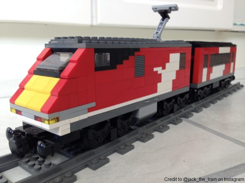 lego pendolino train