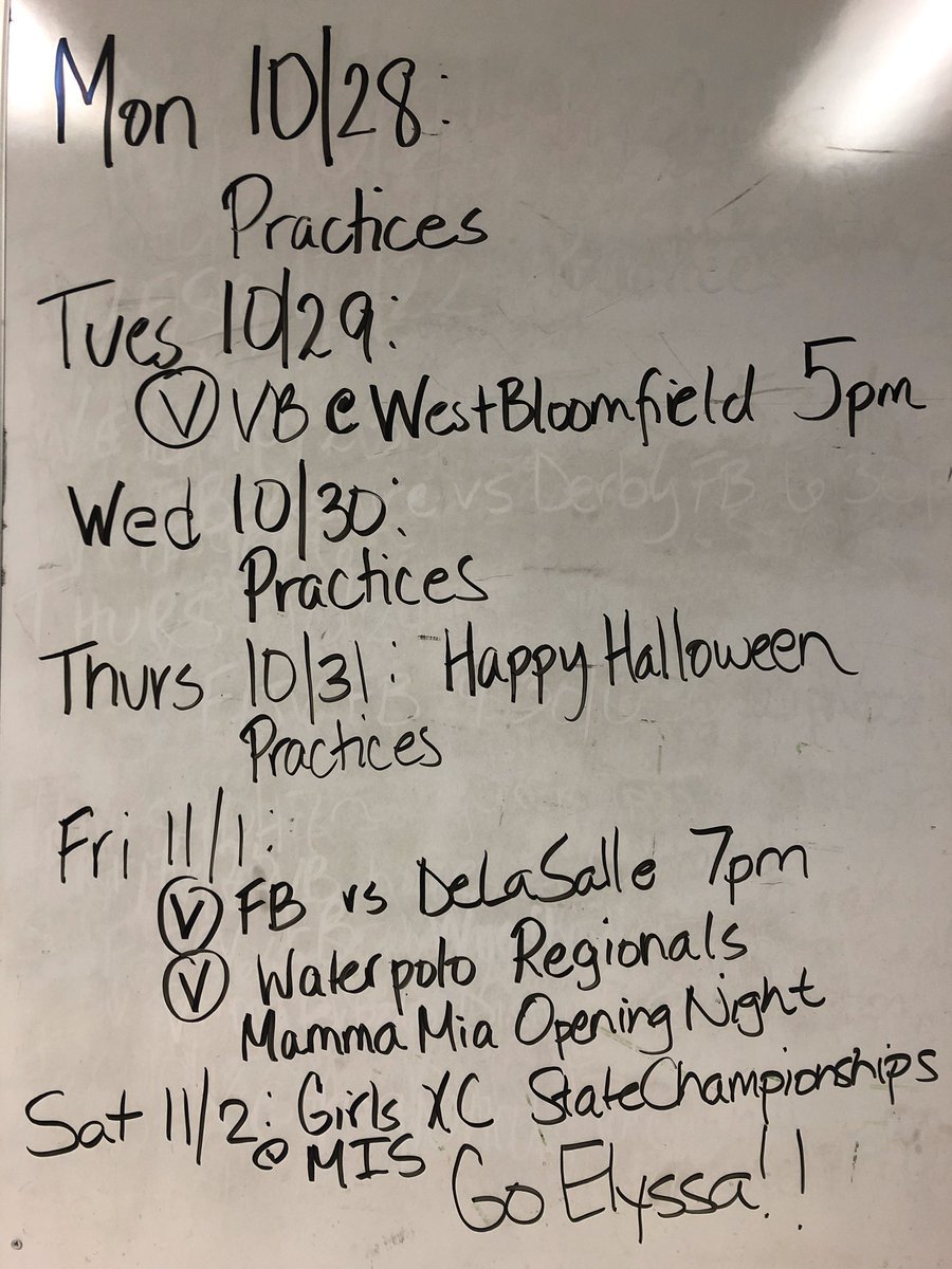 Great week to be a Falcon!!  <a href="/FootballGroves/">Groves Highschool Football</a> hosts the 1st round of the playoffs, <a href="/GrovesPolo/">Groves Water Polo</a> regionals, @GPACtheatre opens Mamma Mia and @GrovesXCSwag Elyssa Biederman competes in the XC State championships