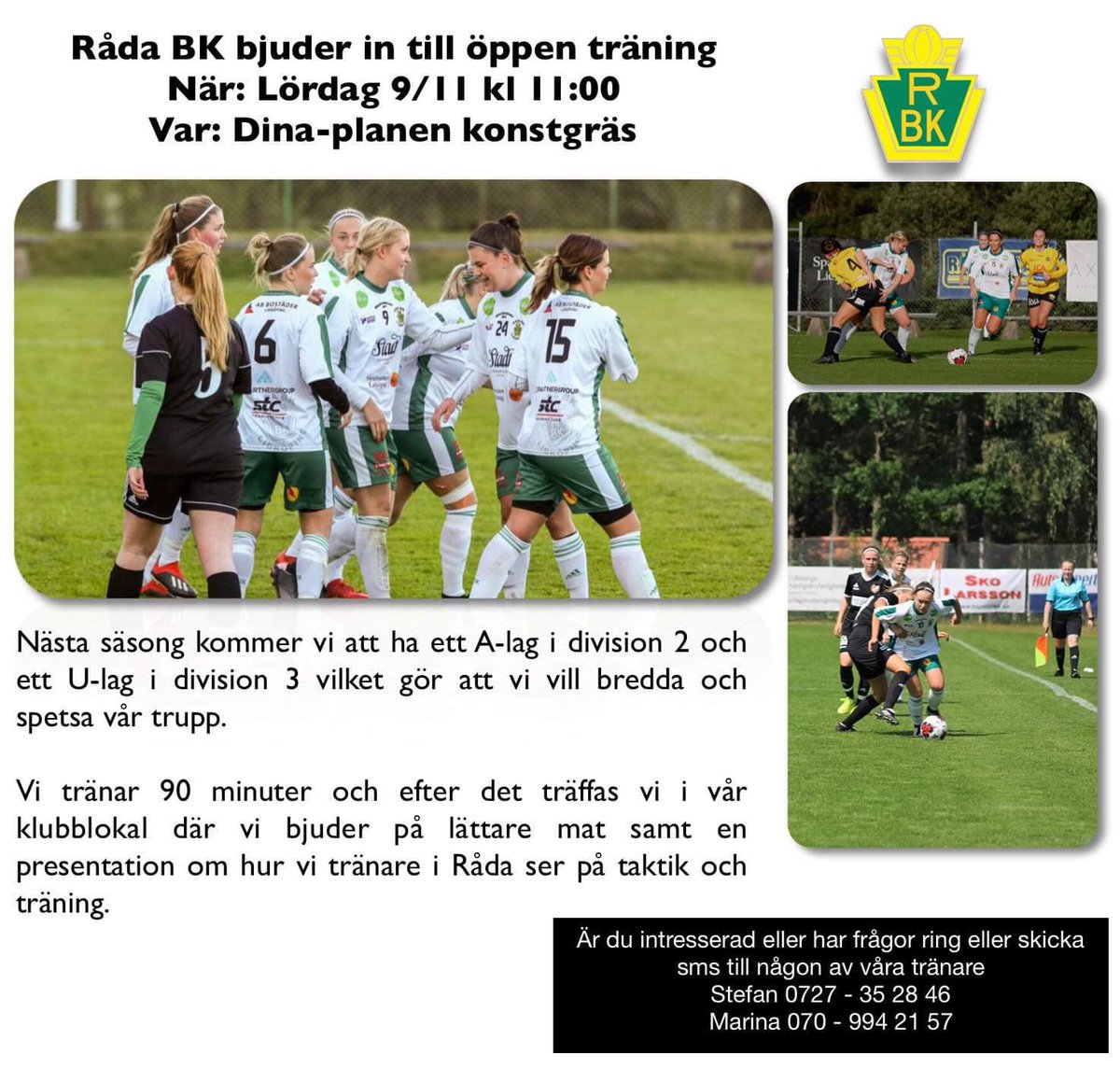 radabkdam's tweet image. Välkomna ⚽️