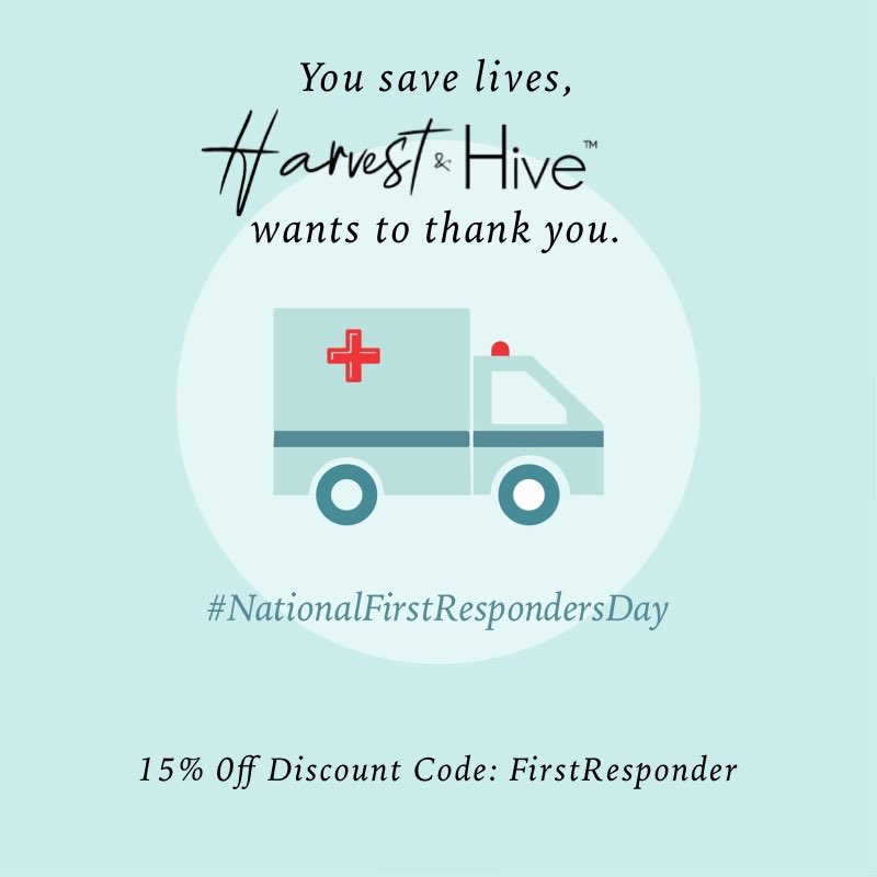 Harvest &amp; Hive™️ thanks all #FirstResponders for their service on this #NationalFirstRespondersDay 🙏🏽

 #HarvestAndHive #ServingCBD #CBD #CBDWellness #CBDOil #CBDHeals #CBDLife #CBDMovement #CBDBenefits #CBDMovement #CBDCures #CBDProducts #CBDCommunity #LaHabra