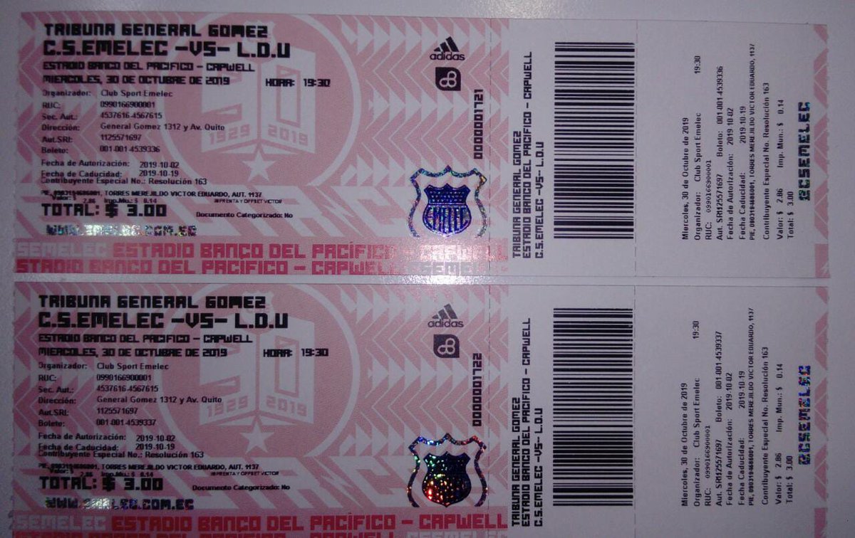 eduardovargasc7's tweet photo. Ya estamos listos bombillo adquiere tus boletos en el Estadio Capwell tan solo $3
A llenar la Caldera por 90 minutos pero de corazón 🗣️⚽
#Emelec #CopaEc #9DécadasDeGloria https://t.co/HInWS6pO1F