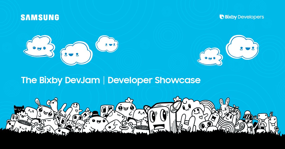 bemyapp's tweet photo. Hey #VoiceDevs, do you want to get your voice app on 500 million connected devices? $300 Samsung Store credit for each qualified #Bixby Capsule and a chance at the $125k prize pool. Join the #BixbyDevJam here https://t.co/kMu7Bk2boH https://t.co/96uXZZg3g4
