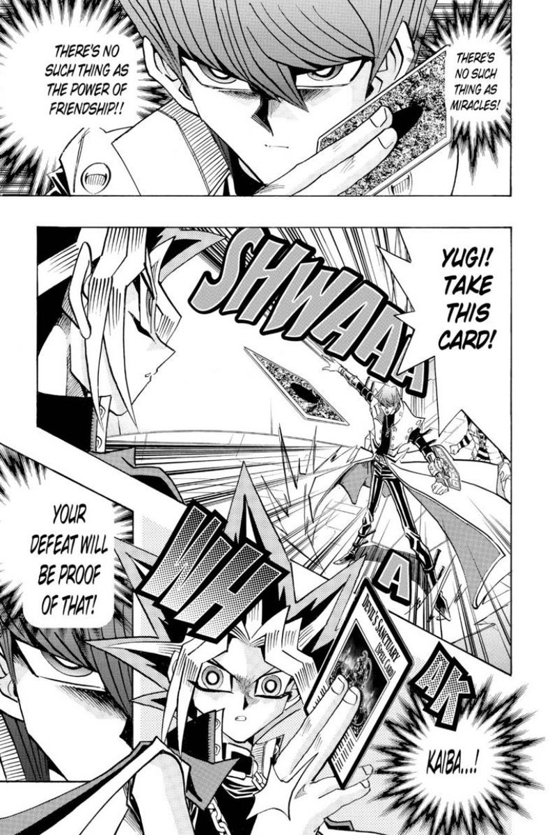 Ishizu’s resolve in saving her brother becoming the one thing that gets through to Kaiba was a really interesting callback.