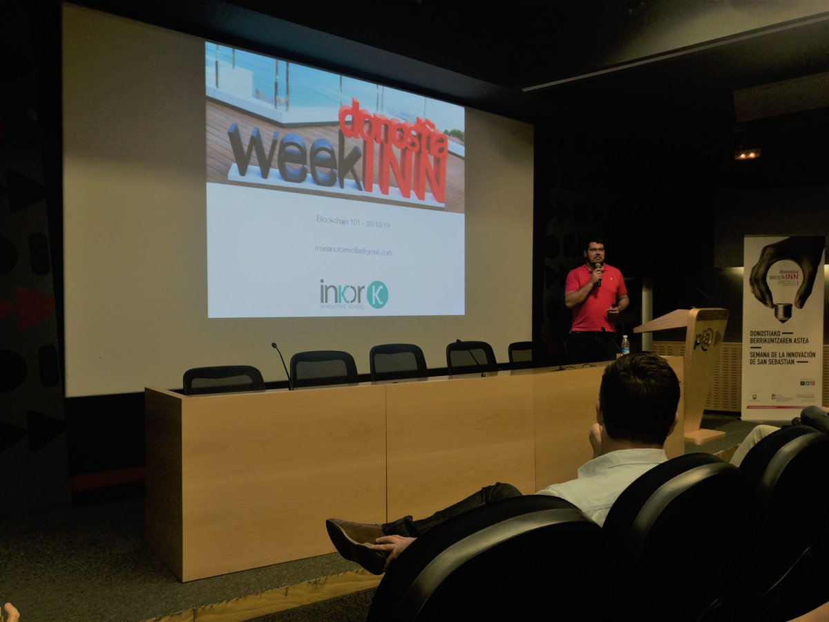 InkorFormacion's tweet photo. ¡¡Encantados/as con la jornada sobre BLOCKCHAIN organizada por @FomentoSS !! Gracias por contar con @InkorFormacion #avance #blockchain #blockchaintechnology #blockchainlife2019 #blockchainforsocialgood #blockchainexplorer #blockchainspain #blockchaincuties #blockchaincommunity https://t.co/MDvP4zZK8b