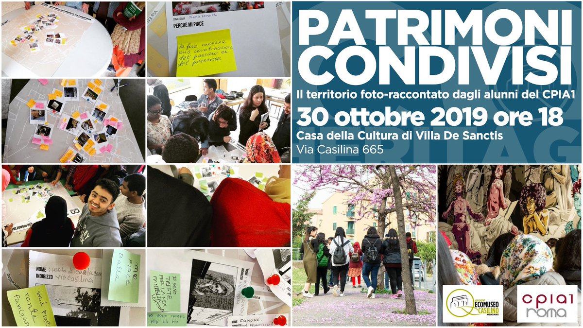 Our heritage told by migrants. With their photos, thoughts and impressions. A journey into the territory from a new point of view. #CPIA1 #EcomuseoCasilino #CoHeritage