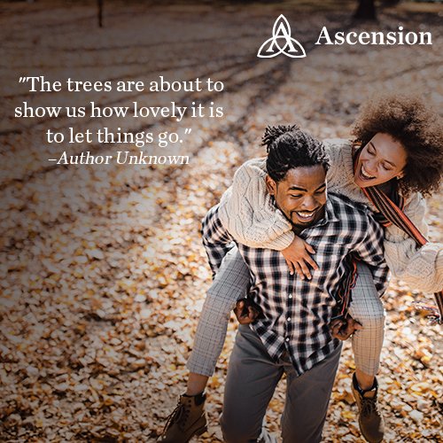 Let’s take the lead from nature this season. What do you need to free yourself from? Focus on what you can control rather than what you cannot. #MissionMonday #WeAreAscension