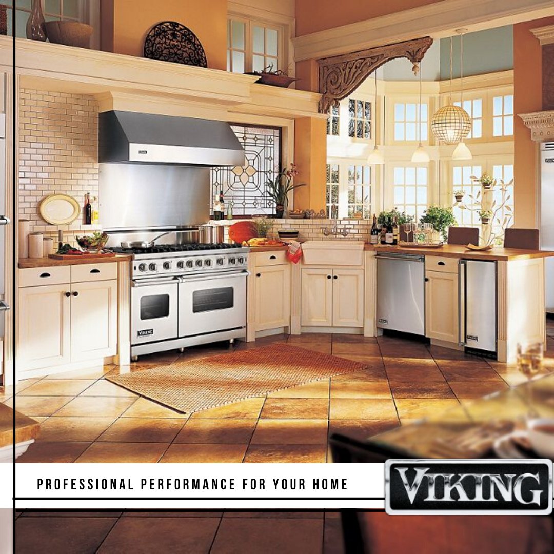 VikingRange's tweet photo. Culinary dreams come true with The New Viking. Appliances that are second to none with leading technology and innovation built right in. Get yours today: https://t.co/Pl0AiCVOnX 

#vikingrange #trueviking #vikingimprovements #vikingreliability #likingmyviking #thenewviking https://t.co/mD5sixA3m4