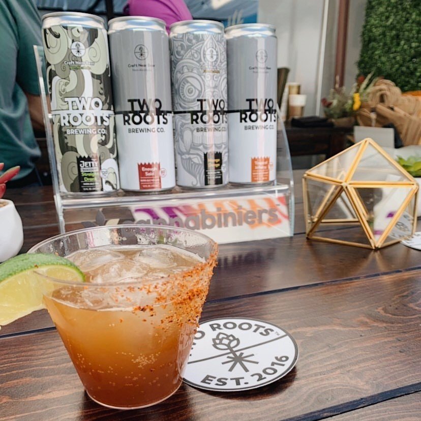 cannabiniers's tweet photo. Two Roots-Cheladas! If you're in the San Diego area, stop by #TwoRootsOB and try out the delicious Manny Michelado on tap. A drink inspired by the popular Mexican Michelada. | #cannabiniers #tworootsbrewing #michelada #sandiegobrewery #oceanbeachsd https://t.co/MgkeuXmrsm