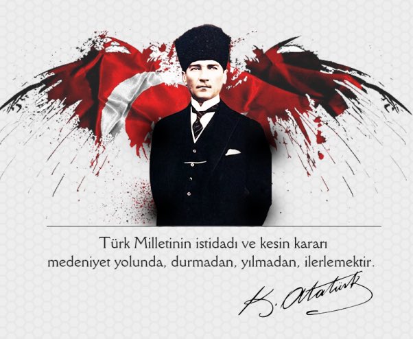Cumhuriyet Bayramımız kutlu olsun

Cumhuriyet özgürleşmek
Cumhuriyet düşünmek
Cumhuriyet merak etmek
Cumhuriyet soru sormak
Cumhuriyet yanıt için çalışmak
Cumhuriyet söylenene değil kendi bulduğuna inanmak
Cumhuriyet anlamak
Cumhuriyet anlayınca sevinmek
Cumhuriyet bilim demektir