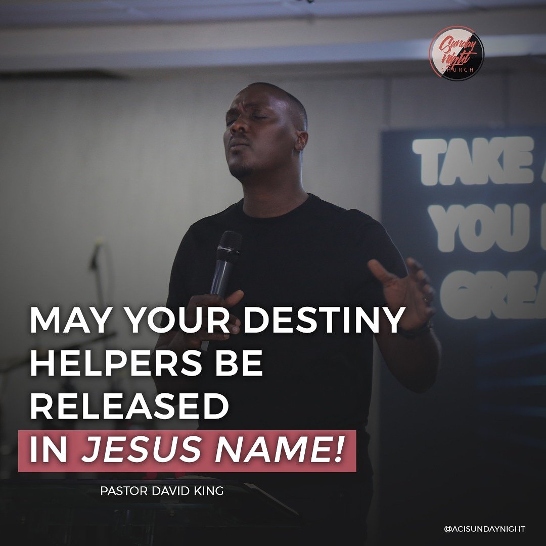 acisundaynight's tweet photo. Let destiny helpers be released in Jesus name! https://t.co/cOkMhYyZbi