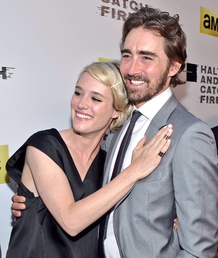 Lee Pace and Mackenzie Davis: Halt and Catch Fire colleagues and friends. 