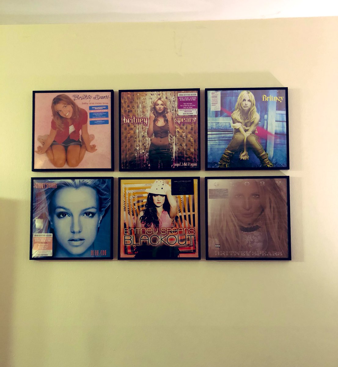 Snakesayan On Twitter Have The Holy Trinity Of Britney Spears Albums On Vinyl Hanging On My Living Room Wall Britneyspears Itz Blackout Glory Https T Co P7tggrhhbw