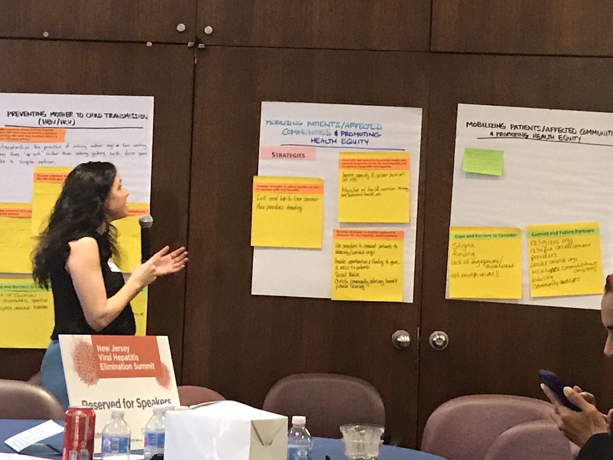swang8's tweet photo. Dr. Chari Cohen of @HepBFoundation sharing Think Tank strategies for Mobilizing #Patients &amp; #AffectedCommunities &amp; Promoting #HealthEquity 
#NJEndHep https://t.co/Wafqprku9P