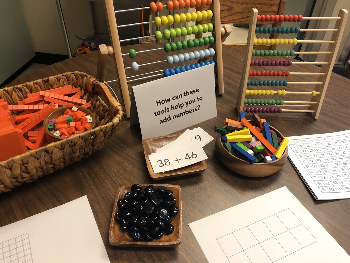 jnovakowski_'s tweet photo. Practicing addition strategies with grade 3 students at Mitchell @MFirebirds 
What does math practice look like?
How do number talks build math discourse, community, flexibility and computational fluency?
How do we we use materials as thinking tools?
#sd38learn https://t.co/00mO64jhFR