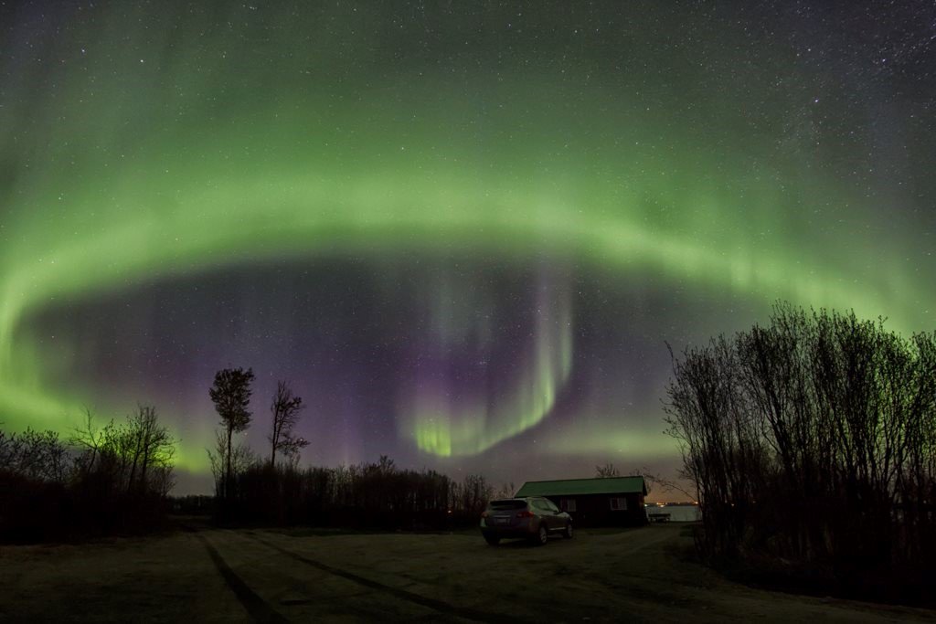 Experience the wonder of the night sky from the comfort of a cabin far from city lights. You might even see the aurora borealis! Comfort cabins at Sir Winston Churchill Provincial Park are open year-round. Take advantage of our winter rate of $100/ night: bit.ly/2AFlFae.