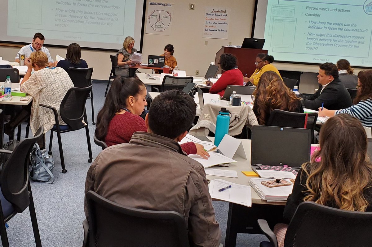 FWISD Instructional Coaches are engaged in a deep dive of Professional Learning to coach &amp; support their teachers!
#FWISDcoachesrock!
#coaching4excellence
<a href="/KentPScribner/">Kent P. Scribner</a> <a href="/jerry_moore2/">Jerry Moore</a> <a href="/penaraul/">Raúl Peña</a> <a href="/CherieW29183396/">Cherie Washington</a>