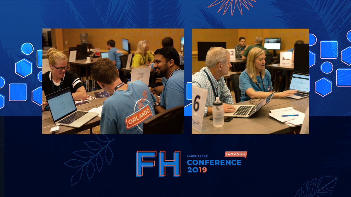 FareHarbor's tweet photo. Have you stopped by for your 1:1 session? Don't miss the chance to sit down with a FareHarbor expert and talk Dashboards, affiliates, and different tactics to grow your business! 🖥️ #fhc19 https://t.co/Am72zPpufk