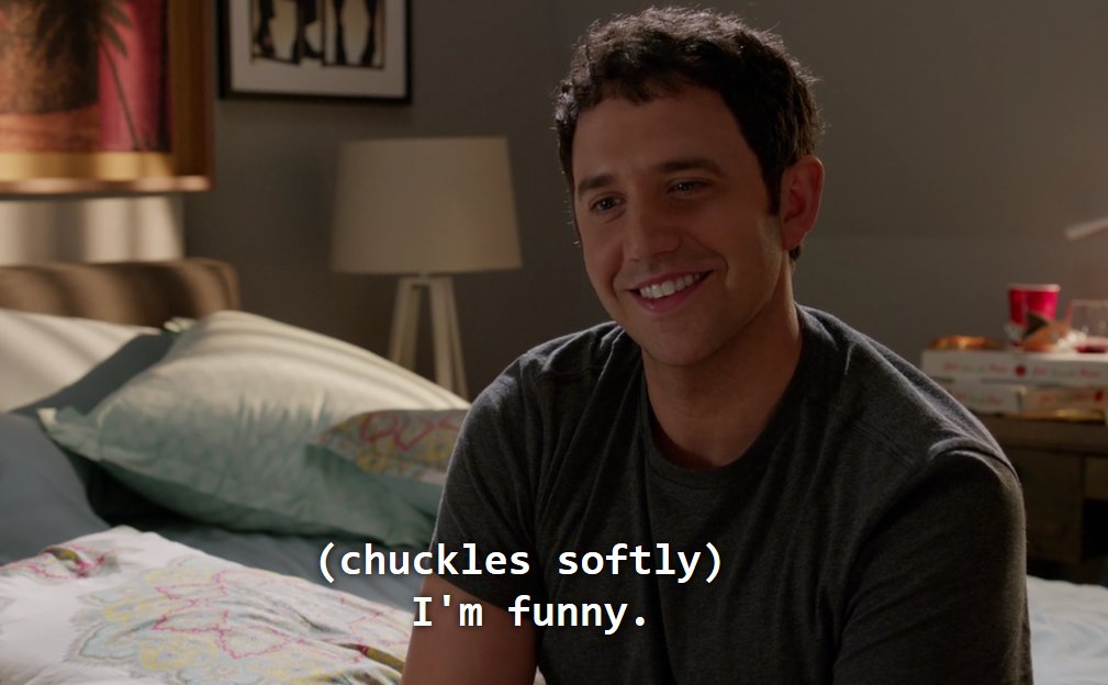 context_ex's tweet photo. #CrazyExGirlfriend #nocontext #gregserrano https://t.co/lQGgJsq3AQ