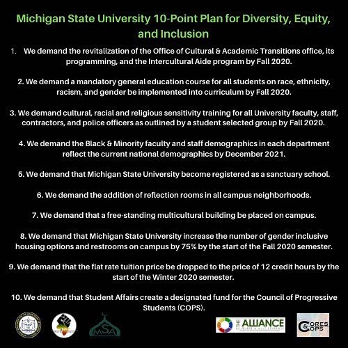 AllianceMSU (@alliancemsu) on Twitter photo We will not be silenced We will not be silenced