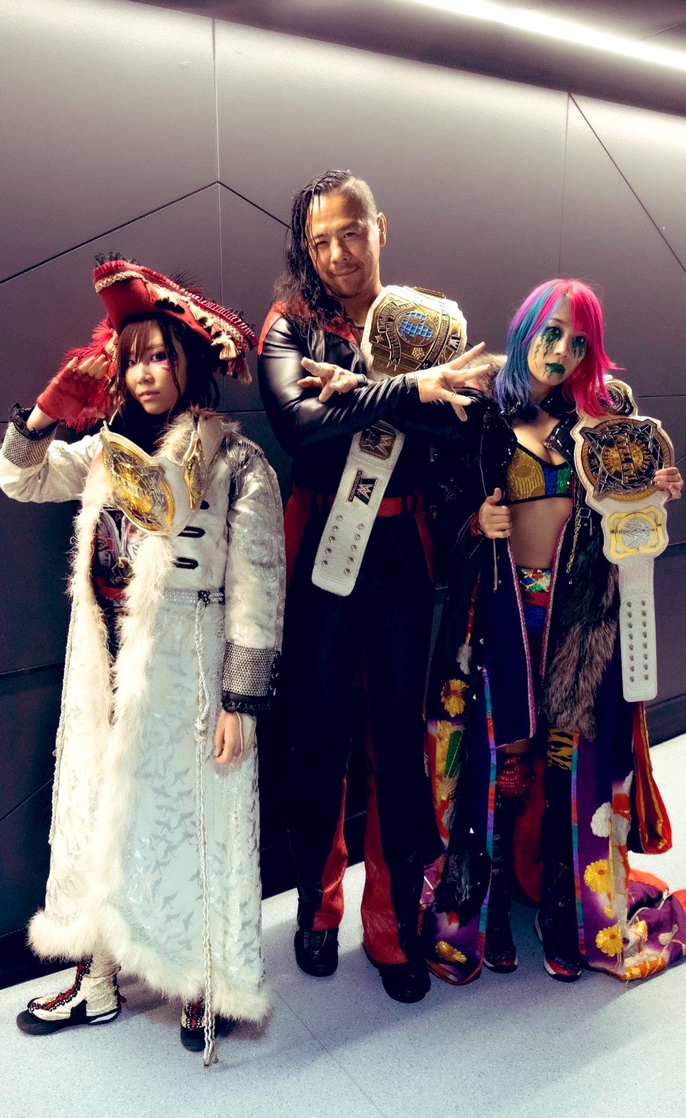 Shinsuke Nakamura on X: "We #FarEastRulers #Asian #Japanese @KairiSaneWWE @WWEAsuka" / X