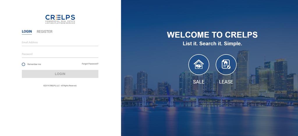 thecrelps's tweet photo. Register on CRELPS so you can login and put your listings into our new site! #free #CRE #Listing #Platform #Service https://t.co/4aArsplCX9
