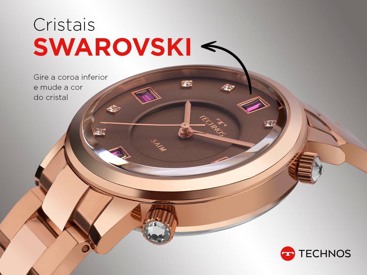Technos Rocks, com aplicação de pedras Swarovski no mostrador com mecanismo giratório. Já que ela conta os minutos para te ver, que seja com estilo.

<a href="/ConnectR/">CONNECT relógios</a> 
Limoeiro do Norte-CE