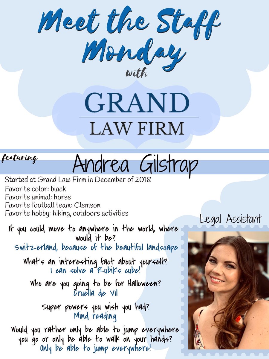 Starting a new series every week called #MeetTheStaffMonday! 🎉 We will be interviewing one of our team members with very important questions. Do you have anything to ask us? Let us know in the comments below!! 
Today's feature: Andrea! ❤️