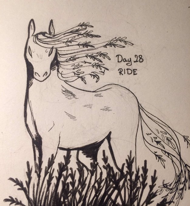 Day 28 of #Inktober #Inktober2019 #inktoberDay28 