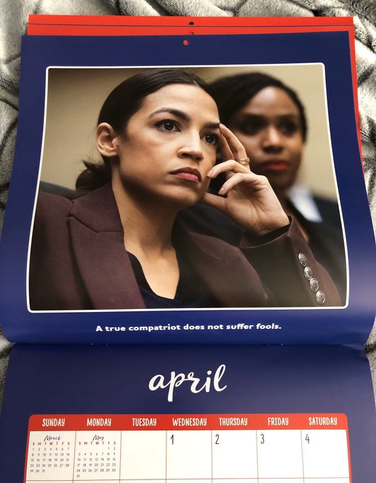 ‘Not all sheroes wear capes’ AOC stars in ‘her very own 2020 calendar
