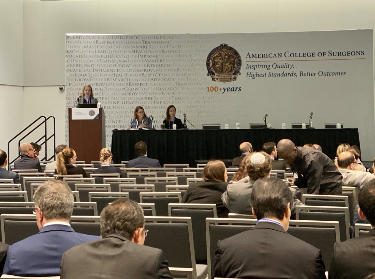 StanfordSurgery's tweet photo. .@dsfoster is 🔥! If you missed her first two presentations today, catch her Wednesday at 9:45 in MS160 https://t.co/arRB5VZEQE #longakerLab #cancerresearch #ACSCC19 @StanfordPlastic @OpNotes https://t.co/FF2WwCTMsv
