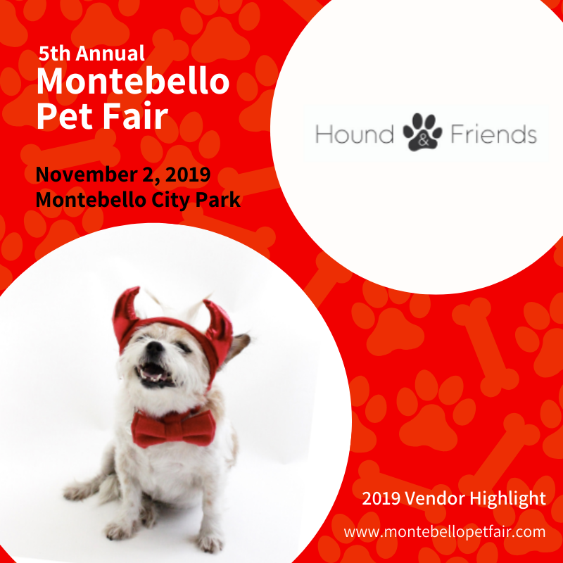 MTBPetFair's tweet photo. #HoundAndFriends let's you take your #SquadGoals to the next level. Now you and your hound can match for any occasion! Visit their booth at #MontebelloPetFair. Proceeds help animals in need.

You can also learn more about them on their website: https://t.co/EZXLjkd95w

#5DaysToGo https://t.co/zpU5DXmtPE