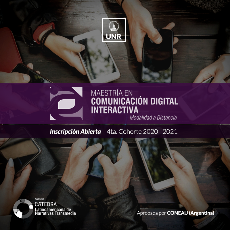 cdiunr's tweet photo. Maestría en Comunicación Digital Interactiva | @FCPolitUNR | @UNRoficial
📣 Inscripción abierta 👉 https://t.co/alv4FZc9Uc
🎓 Cohorte 2020 / 2021
👩💻👨💻 Modalidad a distancia
📧 Consultas: cdiunr@gmail.com
#MCDIvirtual https://t.co/8x8Zbs0r3j