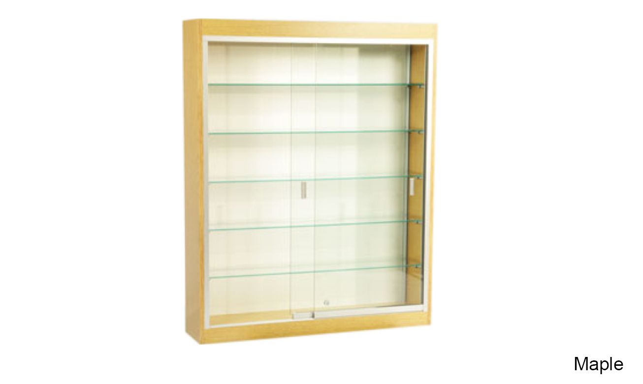 Built in sale wall display case