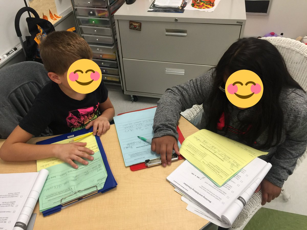 MrsMaynor2ndgr's tweet photo. Editing and revising is hard work. However our Editing and Revising Checklist from @ELeducation helped us stay on track. We are now ready to publish our book- “The Most Important Thing About Schools.” @BuckhornCreekES #MaynorsMasters https://t.co/Nr4eXnXG2Z