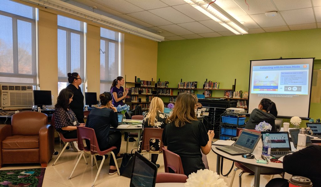 Wowed by how powerful Brightspace can be to document student learning and student voice. Thank you to our #tdsbdll hybrid coaches @ccatwell  @EDUholtz27 and @msjyon for facilitating a great afternoon of learning! @FinchPublic