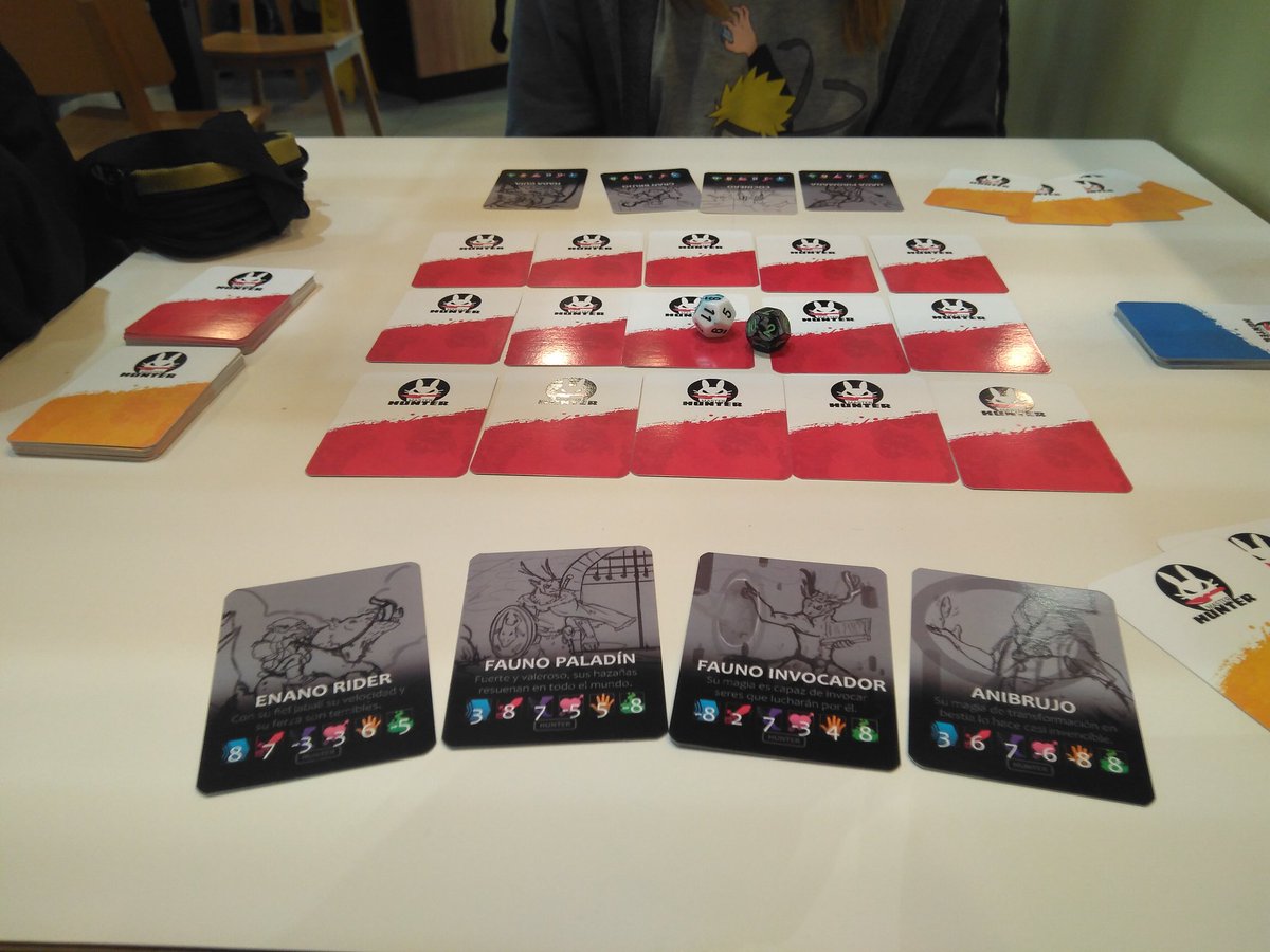 JVidaldraw's tweet photo. Escaping boredom at the airport with my own project, more information in the coming days #masterhunter 😉😉 this is a "beta version" to playability test, the illustrations are coming soon 😜 @PinbroG #cardgame #family #tabletop #art #artinprogress #masterhunter #JuegoDeCartas https://t.co/g0m78Xob1I