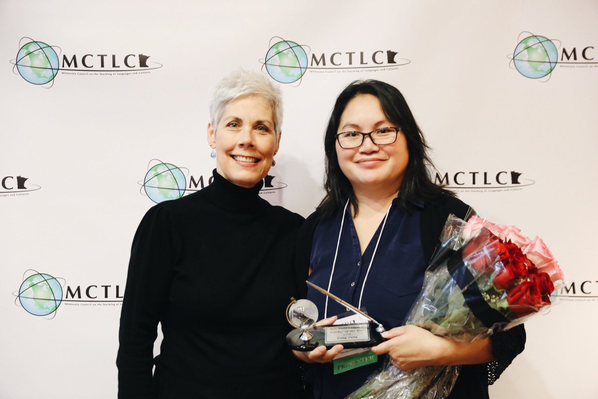 Congratulations to Pang Yang of <a href="/ISD279/">Osseo Area Schools</a> on being named our 2019 Minnesota Teacher of the Year Award at #MCTLC19!