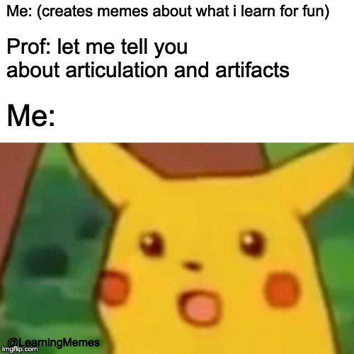 LearningMemes's tweet photo. relevant (and super brief) definitions for your educational enjoyment:

articulation 📣 - an externalization of thoughts on a concept

artifact 👷‍♀️ - constructed by the learner with personal and social relevance as an outcome of learning

#LearningMemes #LearningSciences https://t.co/cL6enhfa8Y