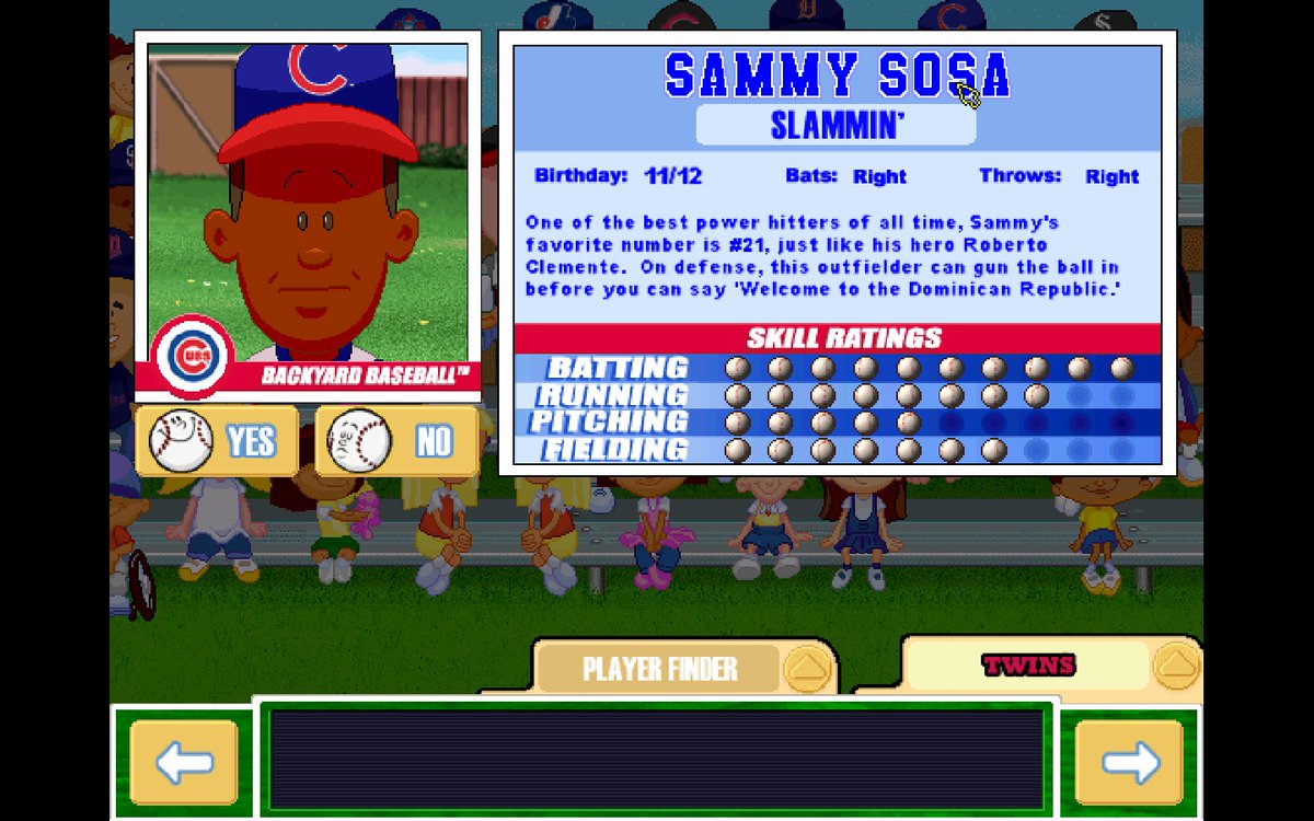 Jeff Rueter On Twitter Backyard Baseball 2001 Loses A Little Of